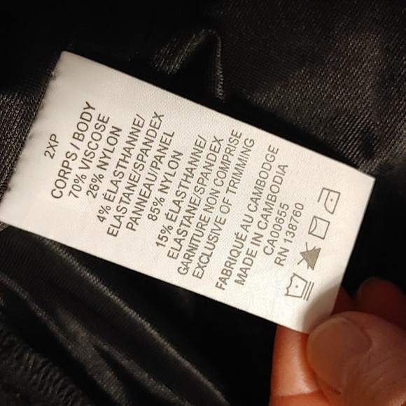 🌻NEW Women's Straight Leg Sculpting Black Plus Size Petite Length Pants - Picture 10 of 11